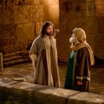 Jesús conversa con Nicodemo